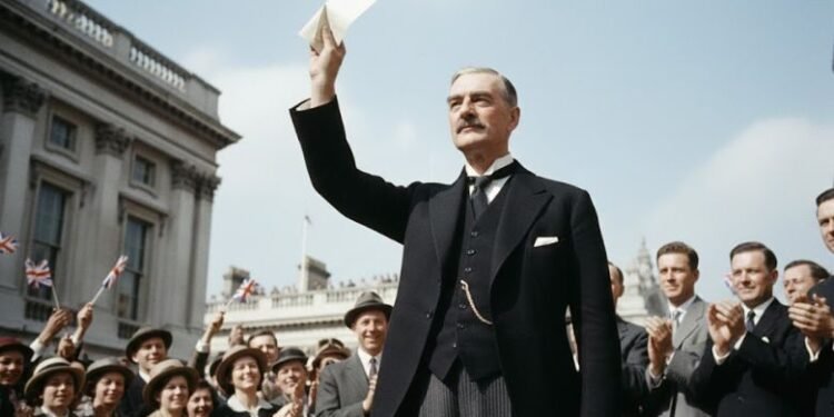 Neville Chamberlain Peace For Our Time