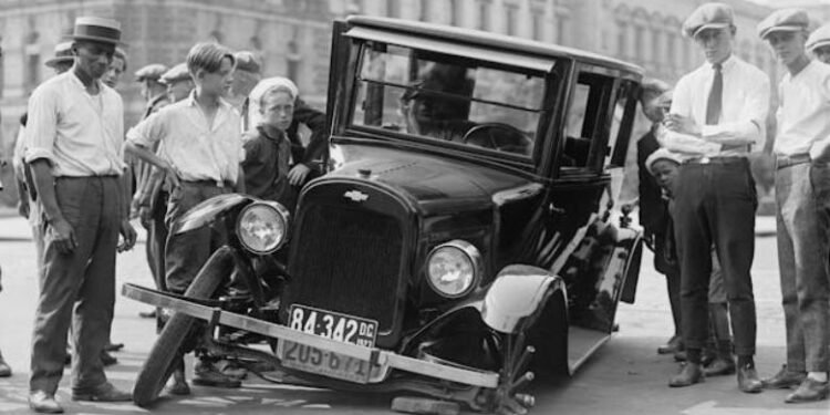 When Was the First Car Crash Liability