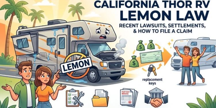 California Thor RV Lemon Law - Recent Lawsuits, Settlements, and How to File a Claim
